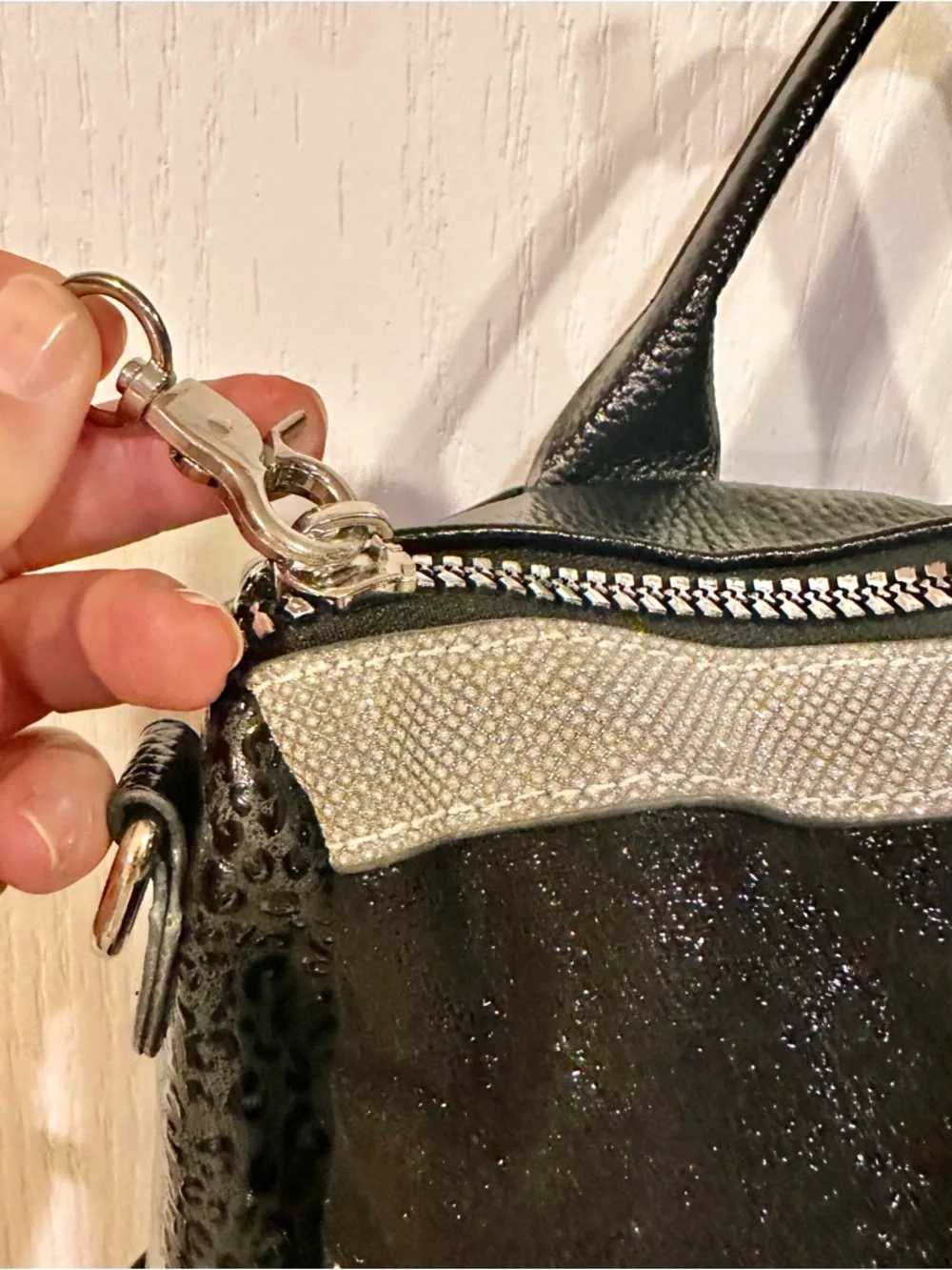KAISHILAN Rhinestone & Crystal Embellished Backpack Bag